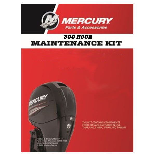 Mercury 300 Hour Maintenance Kit - EFI 4 Stroke 75-115HP 1.7L ...