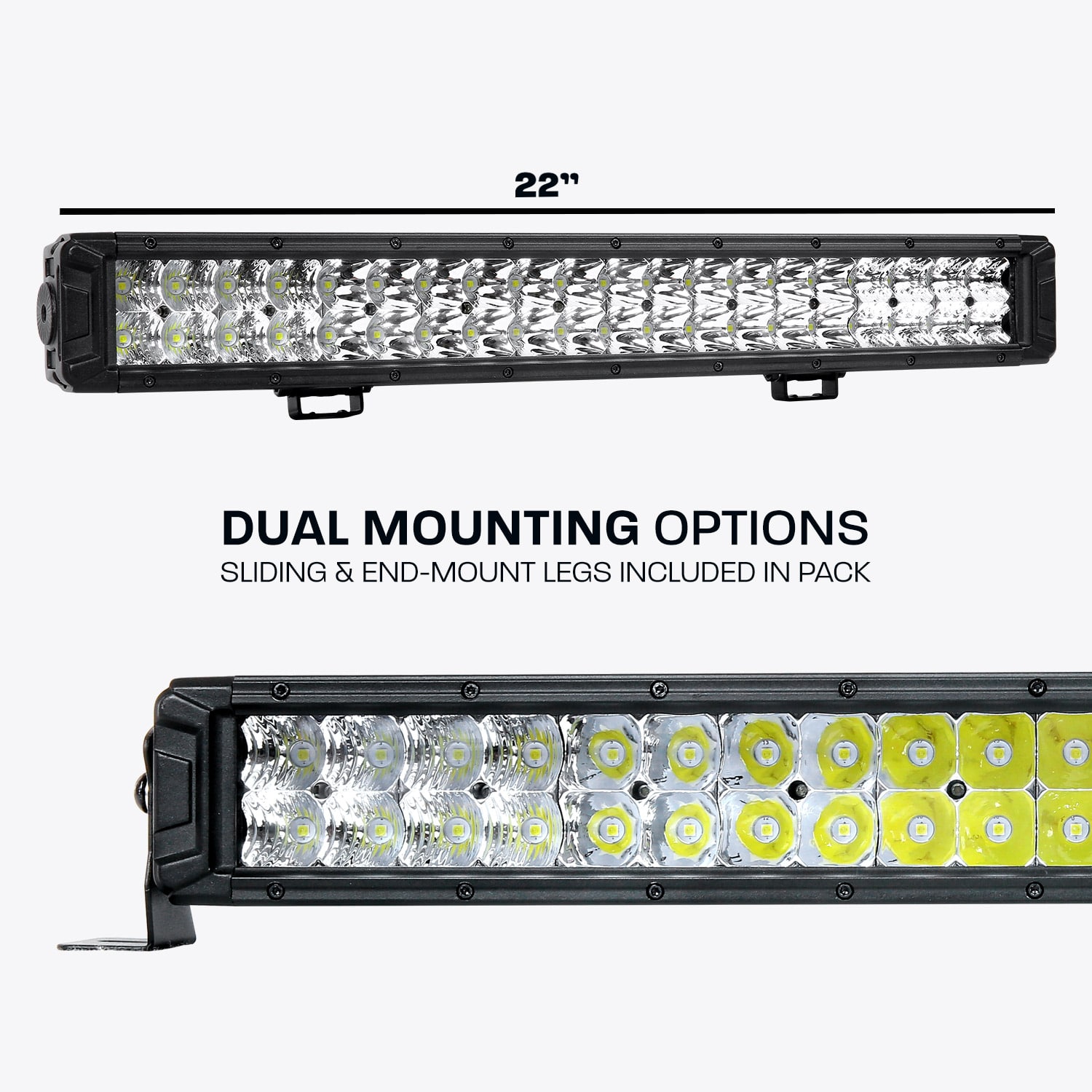 Hardkorr Lifestyle 22″ Dual Row LED Light Bar - Brisbane Marine